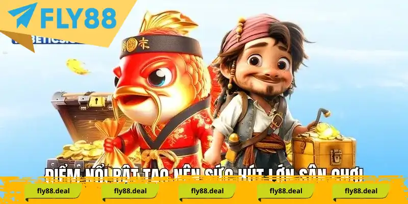 Đồ họa và hiệu ứng sống động của game nổ hũ Fly88